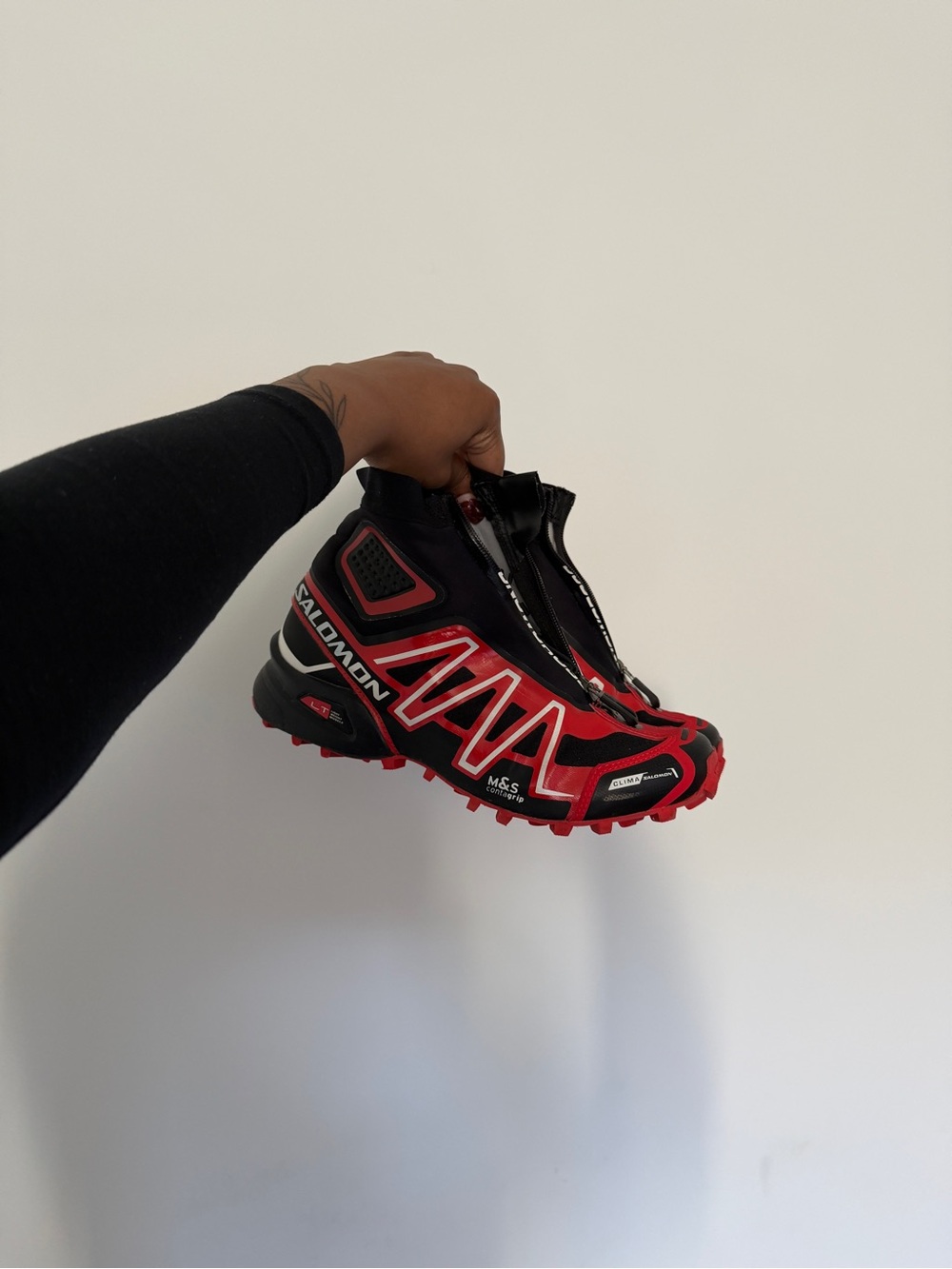 Salomon Snowcross "Black Fiery Red"